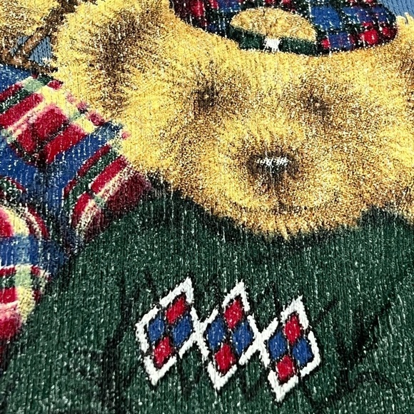 Vintage Bear Family in chair blue 1990s Crewneck Graphic Sweatshirt - Picture 5 of 7